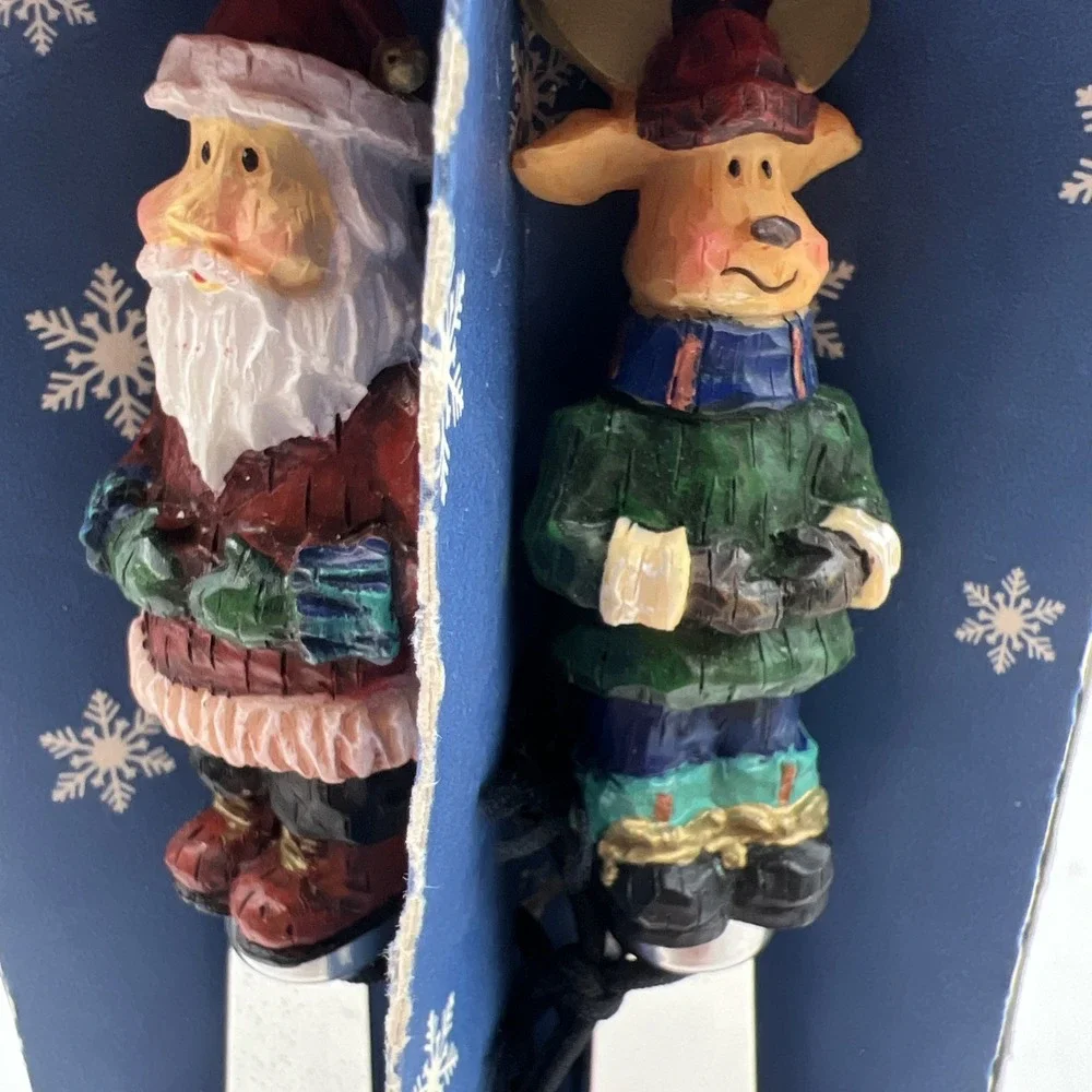 Christmas‎ Spreaders Knives 4 PC MSC International Santa Reindeer Joie De Vivre